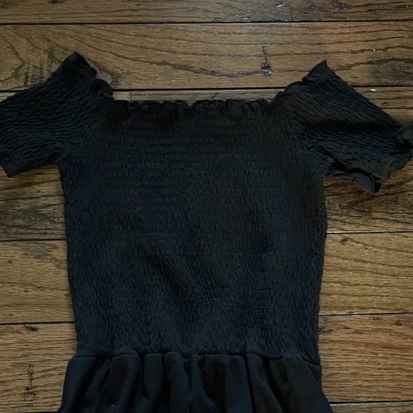 Bluenotes size S black mini dress with pockets - Picture 2 of 4